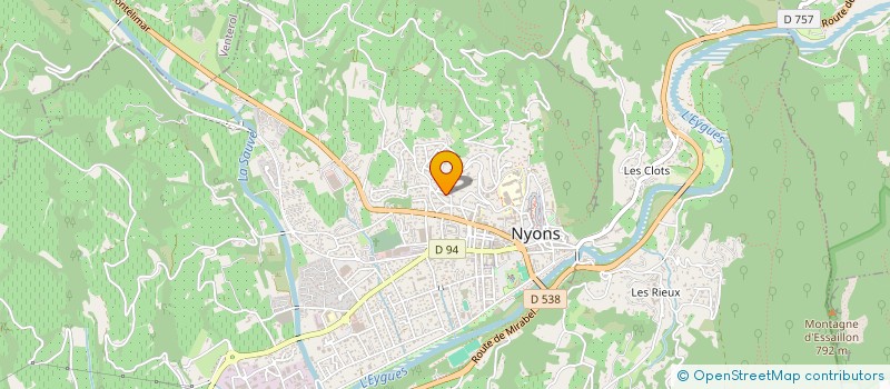 localisation de l'entreprise MONSIEUR JOHAN SERRET  MIRABEL-AUX-BARONNIES