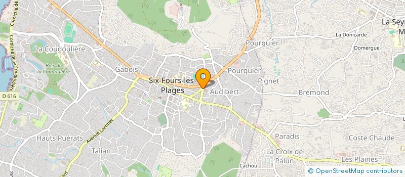 localisation de l'entreprise MONSIEUR JOHAN SEVERIN à SIX-FOURS-LES-PLAGES