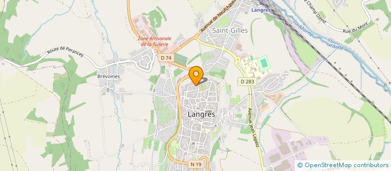 localisation de l'entreprise MONSIEUR JOHAN SIMON à LANGRES