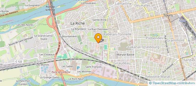 localisation de l'entreprise MONSIEUR JOHAN SIMONNEAU  LA RICHE