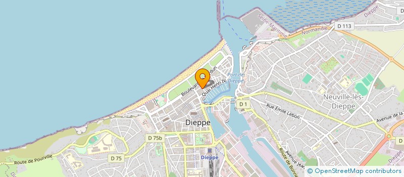 localisation de l'entreprise MONSIEUR JOHAN SPECHT  DIEPPE