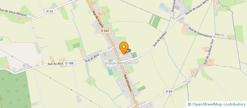 localisation de l'entreprise MONSIEUR JOHAN TAYLOR  VIEUX-BERQUIN