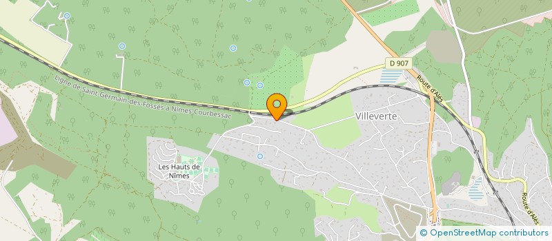 localisation de l'entreprise MONSIEUR JOHAN THAURENNE  NIMES