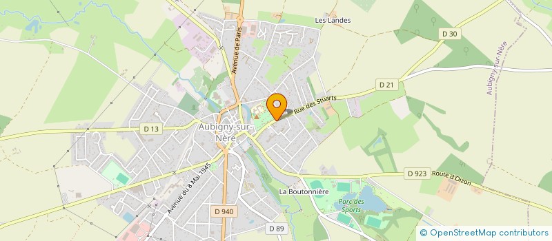 localisation de l'entreprise MONSIEUR JOHAN THOMAS à AUBIGNY-SUR-NERE