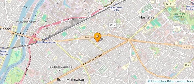 localisation de l'entreprise MONSIEUR JOHAN TOURE  NANTERRE