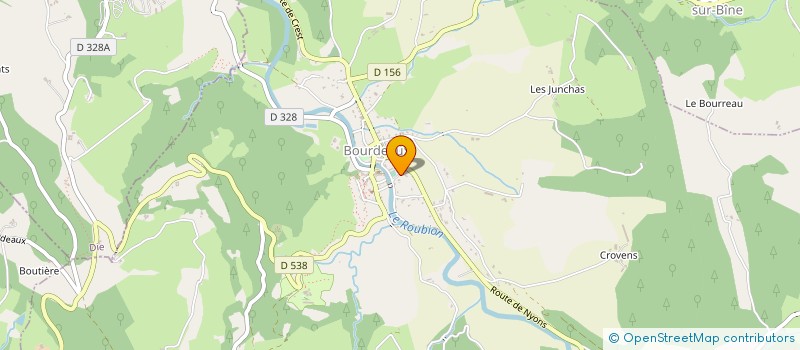 localisation de l'entreprise MONSIEUR JOHAN TURC  BOURDEAUX