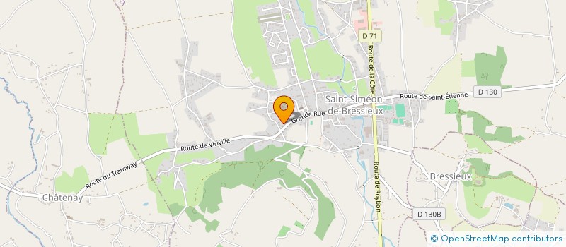 localisation de l'entreprise MONSIEUR JOHAN VALLET  SAINT-SIMEON-DE-BRESSIEUX