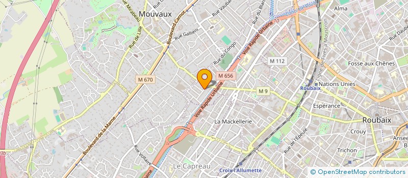 localisation de l'entreprise MONSIEUR JOHAN VAN EECKHOUT  TOURCOING