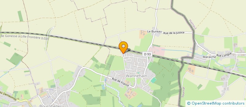 localisation de l'entreprise MONSIEUR JOHAN VANHEMS  WANNEHAIN