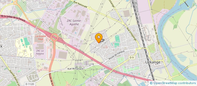 localisation de l'entreprise MONSIEUR JOHAN VEGA  UCKANGE