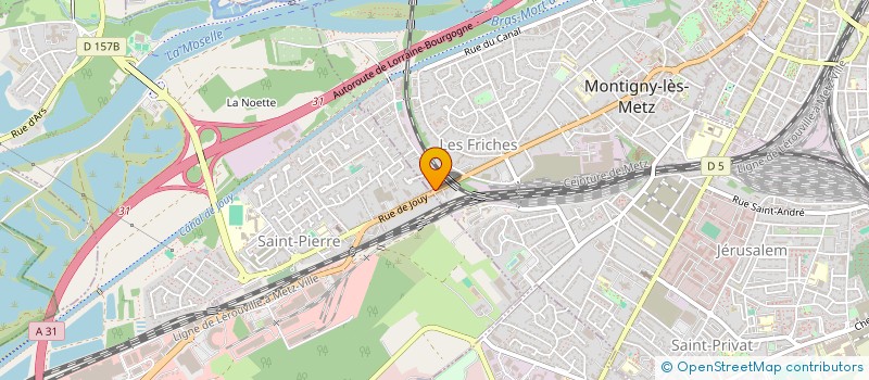 localisation de l'entreprise MONSIEUR JOHAN VERCHIN à MONTIGNY-LES-METZ