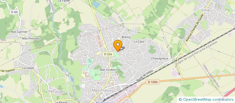 localisation de l'entreprise MONSIEUR JOHAN VERNAY-VIGNON  MEXIMIEUX