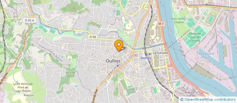 localisation de l'entreprise MONSIEUR JOHAN VEYSSEYRE  OULLINS-PIERRE-BENITE