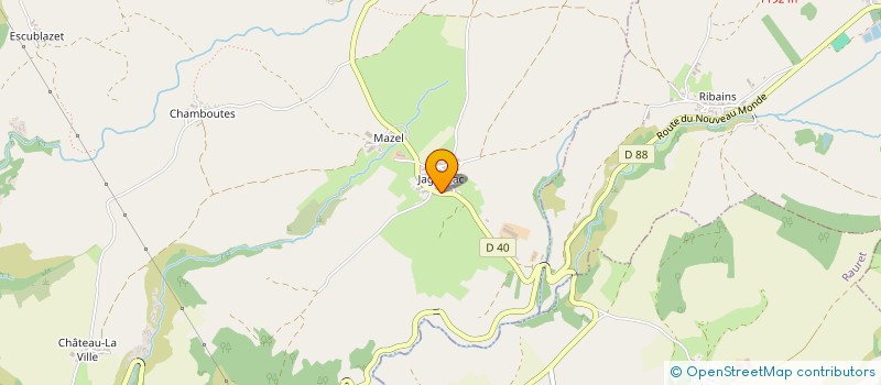 localisation de l'entreprise MONSIEUR JOHAN VIEILLEDENT  SAINT-HAON