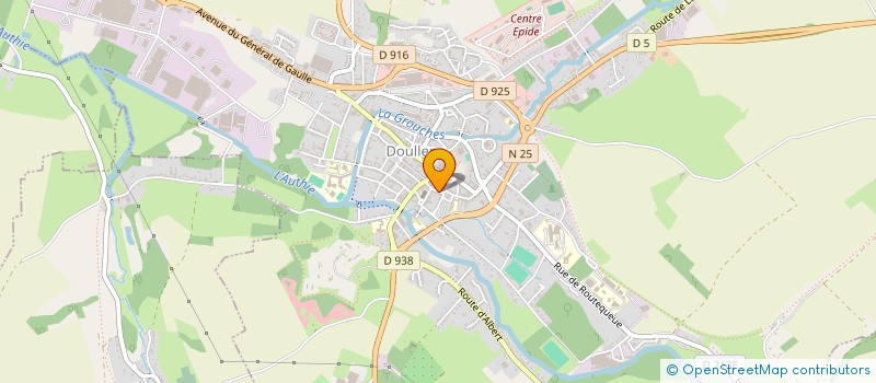localisation de l'entreprise MONSIEUR JOHAN VIFQUIN à DOULLENS