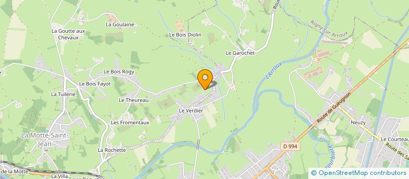 localisation de l'entreprise MONSIEUR JOHAN VILLENEUVE  LA MOTTE-SAINT-JEAN