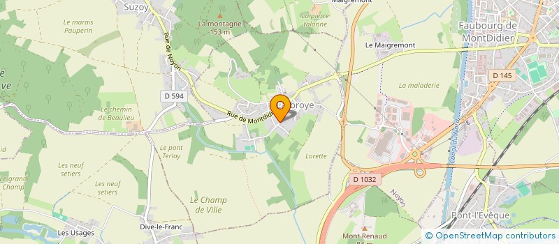 localisation de l'entreprise MONSIEUR JOHAN VILLETTE  OGNES