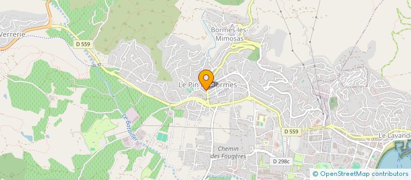 localisation de l'entreprise MONSIEUR JOHAN VOIZARD à BORMES-LES-MIMOSAS