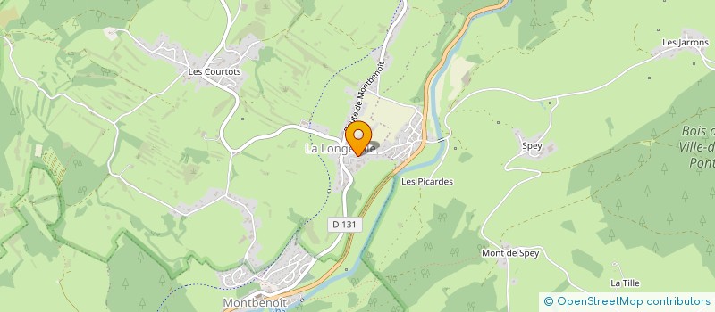 localisation de l'entreprise MONSIEUR JOHAN VUILLEMIN  LA LONGEVILLE