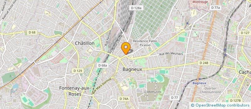 localisation de l'entreprise MONSIEUR JOHAN ZARGHAMI à BAGNEUX