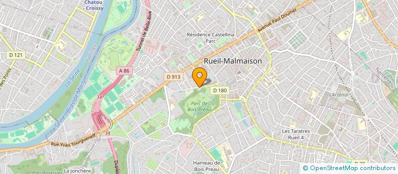 localisation de l'entreprise MONSIEUR JOHAN ZITTOUN à RUEIL MALMAISON