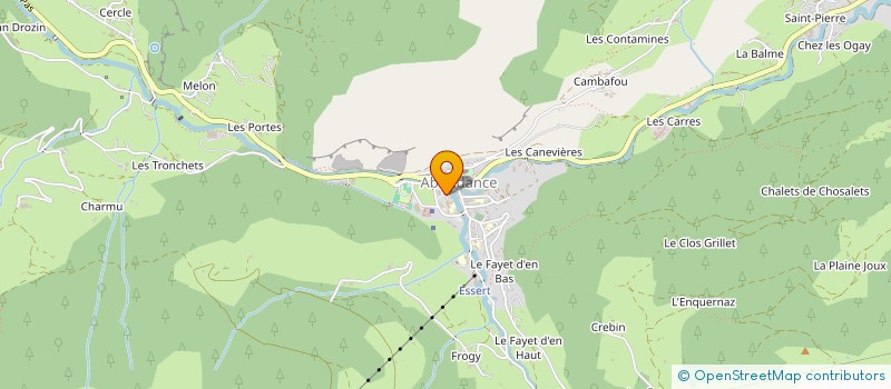 localisation de l'entreprise MONSIEUR JOHANE DE BAETS  ABONDANCE