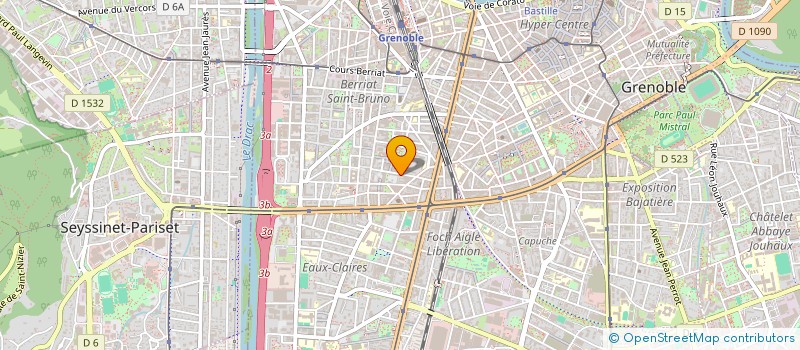 localisation de l'entreprise MONSIEUR JOHANI CURTO  GRENOBLE