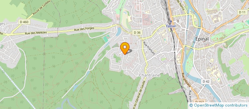 localisation de l'entreprise MONSIEUR JOHANN ALBUISSON  CHANTRAINE