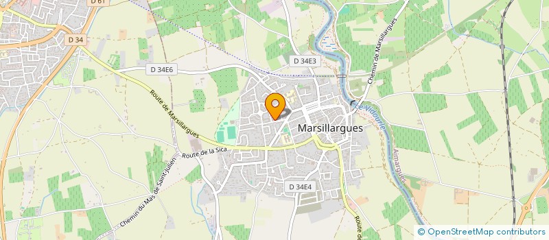 localisation de l'entreprise MONSIEUR JOHANN ALCAIX  MARSILLARGUES