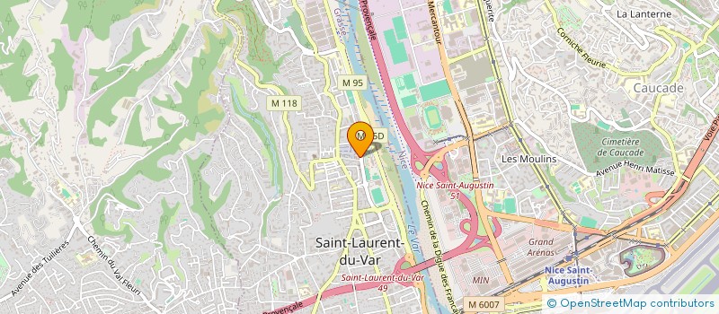 localisation de l'entreprise MONSIEUR JOHANN ANGELOU  CAGNES-SUR-MER