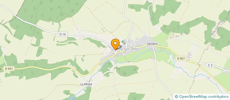 localisation de l'entreprise MONSIEUR JOHANN BACHELERIE  BILLY-SUR-OISY