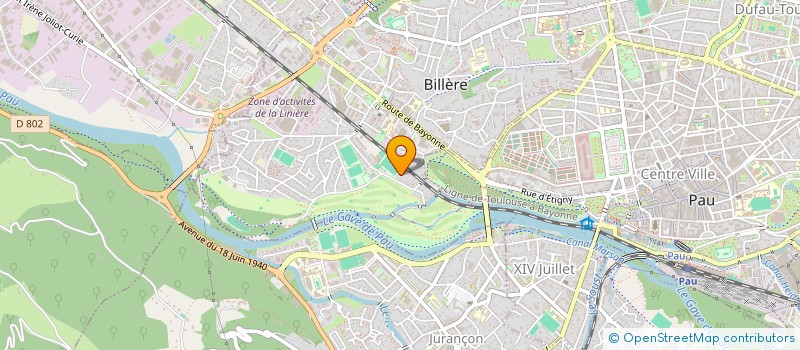 localisation de l'entreprise MONSIEUR JOHANN BAGET  BILLERE