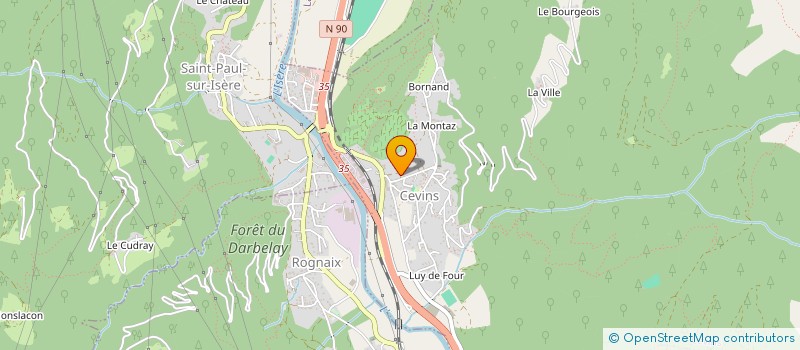 localisation de l'entreprise MONSIEUR JOHANN BAL  CEVINS