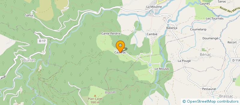 localisation de l'entreprise MONSIEUR JOHANN BARON à SERRES-SUR-ARGET