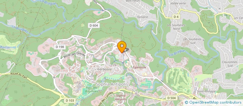 localisation de l'entreprise MONSIEUR JOHANN BERNARD  VALBONNE