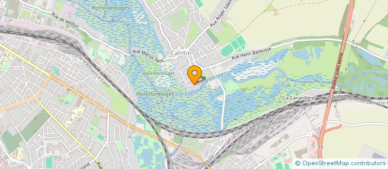 localisation de l'entreprise MONSIEUR JOHANN BERTRAND  CAMON