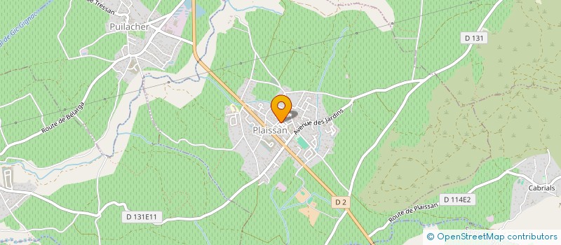 localisation de l'entreprise MONSIEUR JOHANN BOISSON à PLAISSAN
