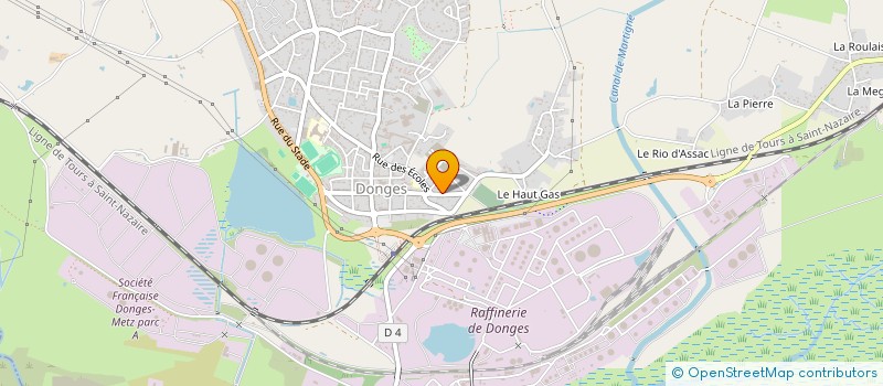 localisation de l'entreprise MONSIEUR JOHANN BOMAL  DONGES