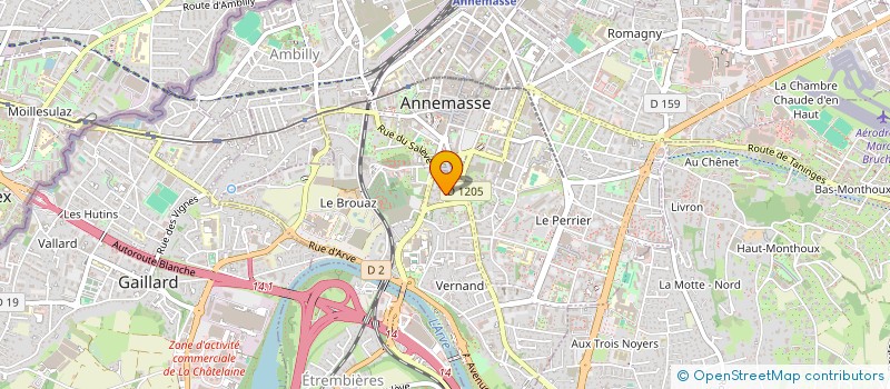 localisation de l'entreprise MONSIEUR JOHANN BONNET  ANNEMASSE