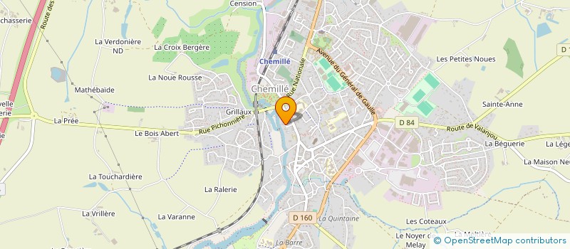 localisation de l'entreprise MONSIEUR JOHANN BRANGEON  CHEMILLE-EN-ANJOU