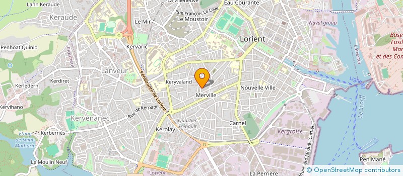 localisation de l'entreprise MONSIEUR JOHANN BRANLE  LORIENT