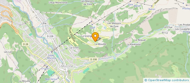 localisation de l'entreprise MONSIEUR JOHANN BULTEAU  MORZINE