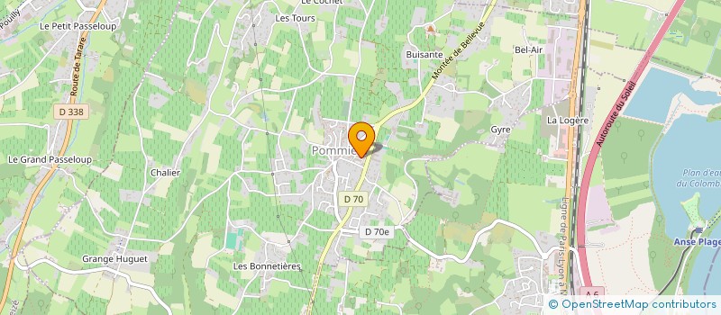 localisation de l'entreprise MONSIEUR JOHANN BURE  POMMIERS