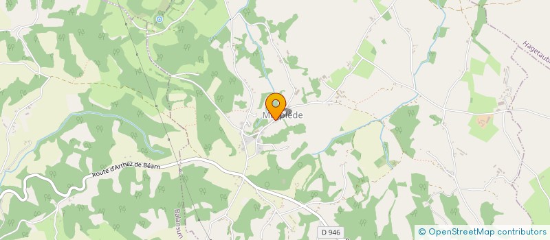 localisation de l'entreprise MONSIEUR JOHANN BUVAL  MESPLEDE