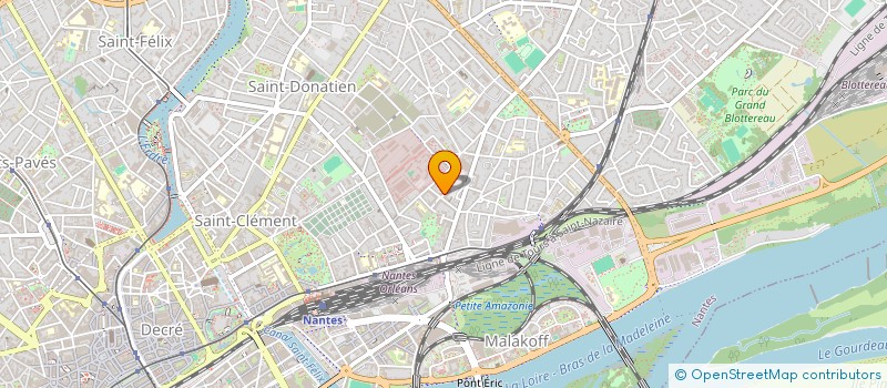 localisation de l'entreprise MONSIEUR JOHANN CADUREL à NANTES