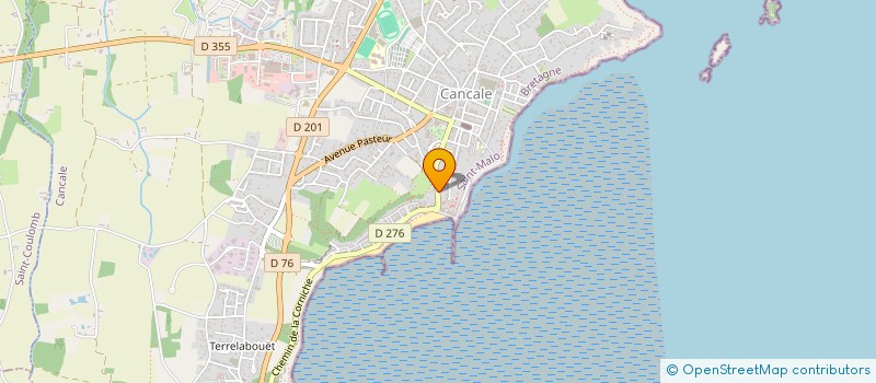 localisation de l'entreprise MONSIEUR JOHANN CHASLES  CANCALE