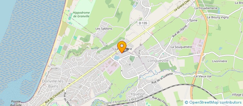 localisation de l'entreprise MONSIEUR JOHANN CHERORET  BREVILLE-SUR-MER