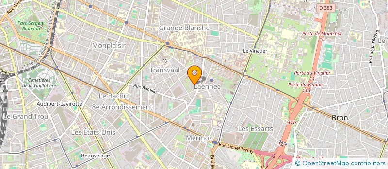 localisation de l'entreprise MONSIEUR JOHANN CHOMETTON  LYON