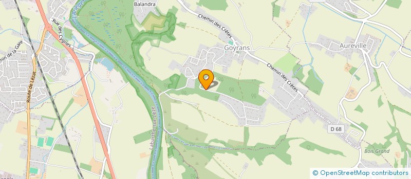 localisation de l'entreprise MONSIEUR JOHANN COMTE  GOYRANS