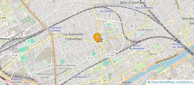 localisation de l'entreprise MONSIEUR JOHANN CORMIER à LA GARENNE-COLOMBES